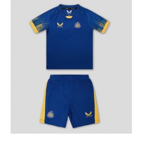 Newcastle United kläder Barn 2022-23 Bortatröja Kortärmad (+ korta byxor)
